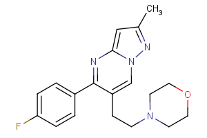 5-(4-fluorophenyl)-2-methyl-6-(2-morpholinoethyl)pyrazolo[1,5-a]pyrimidine