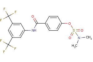 4-{[3,5-bis(trifluoromethyl)anilino]carbonyl}phenyl-N,N-dimethylsulfamate