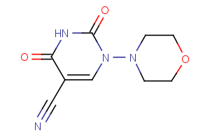 1-morpholino-2,4-dioxo-1,2,3,4-tetrahydro-5-pyrimidinecarbonitrile