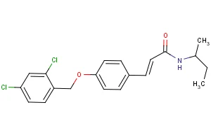 (E)-N-(sec-butyl)-3-{4-[(2,4-dichlorobenzyl)oxy]phenyl}-2-propenamide