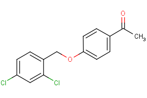 1-{4-[(2,4-dichlorobenzyl)oxy]phenyl} -1-ethanone
