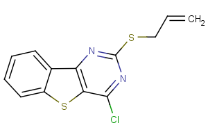 2-(allylsulfanyl)-4-chloro[1]benzothieno[3,2-d]pyrimidine