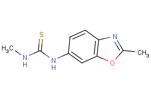 N-methyl-N’-(2-methyl-1,3-benzoxazol-6-yl)thiourea