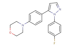 4-{4-[1-(4-fluorophenyl)-1H-pyrazol-5-yl]phenyl}morpholine