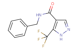 N-benzyl-5-(trifluoromethyl)-1H-pyrazole-4-carboxamide