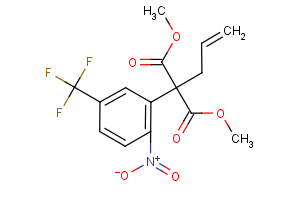 dimethyl 2-allyl-2-[2-nitro-5-(trifluoromethyl)phenyl]malonate
