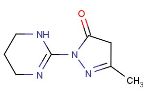 5-methyl-2-(1,4,5,6-tetrahydro-2-pyrimidinyl)-2,4-dihydro-3H-pyrazol-3-one