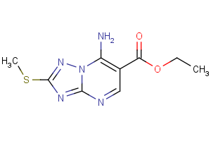 ethyl 7-amino-2-(methylsulfanyl)[1,2,4]triazolo[1,5-a]pyrimidine-6-carboxylate