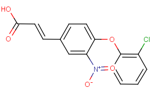 3-[4-(2-chlorophenoxy)-3-nitrophenyl]acrylic acid