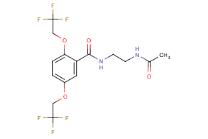 N-[2-(acetylamino)ethyl]-2,5-bis(2,2,2-trifluoroethoxy)benzenecarboxamide