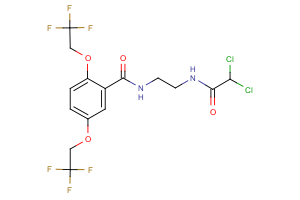 N-{2-[(2,2-dichloroacetyl)amino]ethyl}-2,5-bis(2,2,2-trifluoroethoxy)benzenecarboxamide