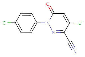 4-chloro-1-(4-chlorophenyl)-6-oxo-1,6-dihydro-3-pyridazinecarbonitrile