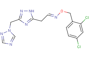 2-[3-(1H-1,2,4-triazol-1-ylmethyl)-1H-1,2,4-triazol-5-yl]acetaldehyde O-(2,4-dichlorobenzyl)oxime