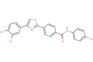 N-(4-chlorophenyl)-4-[4-(3,4-dichlorophenyl)-1,3-thiazol-2-yl]benzenecarboxamide
