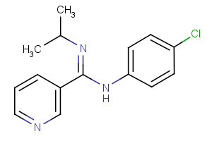 N-(4-chlorophenyl)-N’-isopropyl-3-pyridinecarboximidamide