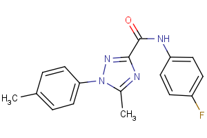 N-(4-fluorophenyl)-5-methyl-1-(4-methylphenyl)-1H-1,2,4-triazole-3-carboxamide