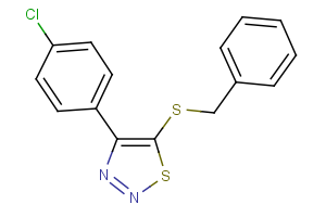 5-(benzylsulfanyl)-4-(4-chlorophenyl)-1,2,3-thiadiazole