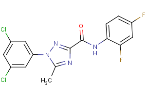 1-(3,5-dichlorophenyl)-N-(2,4-difluorophenyl)-5-methyl-1H-1,2,4-triazole-3-carboxamide