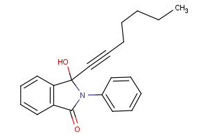 3-(1-heptynyl)-3-hydroxy-2-phenyl-1-isoindolinone