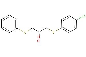 1-[(4-chlorophenyl)sulfanyl]-3-(phenylsulfanyl)acetone