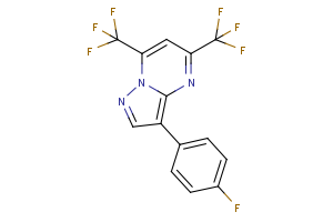 3-(4-fluorophenyl)-5,7-bis(trifluoromethyl)pyrazolo[1,5-a]pyrimidine