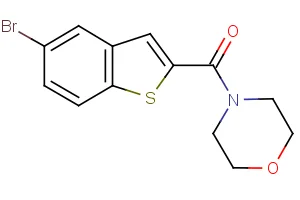 (5-bromo-1-benzothiophen-2-yl)(morpholino)methanone