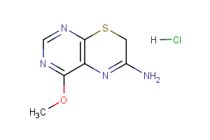 4-methoxy-7H-pyrimido[4,5-b][1,4]thiazin-6-ylamine hydrochloride