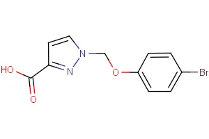 1-[(4-bromophenoxy)methyl]-1H-pyrazole-3-carboxylic acid