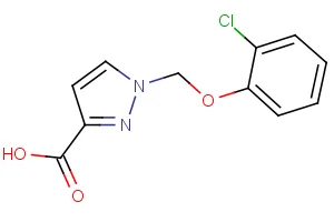 1-[(2-chlorophenoxy)methyl]-1H-pyrazole-3-carboxylic acid