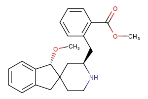 rac-methyl 2-{[(2R,2’R,3R)-3-methoxy-1,3-dihydrospiro[indene-2,4′-piperidin]-2′-yl]methyl}benzoate