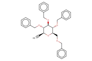 (2R,3R,4R,5S,6S)-3,4,5-tris(benzyloxy)-2-((benzyloxy)methyl)-6-ethynyltetrahydro-2H-pyran