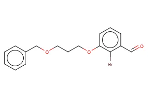 2-bromo-3-(3-phenylmethoxypropoxy)benzaldehyde