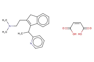 N,N-dimethyl-2-(3-(1-(pyridin-2-yl)ethyl)-1H-inden-2-yl)ethanamine