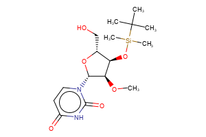 1-((2R,3R,4R,5R)-4-((tert-butyldimethylsilyl)oxy)-5-(hydroxymethyl)-3-methoxytetrahydrofuran-2-yl)pyrimidine-2,4(1H,3H)-dione