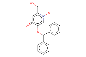 5-(benzhydryloxy)-1-hydroxy-2-(hydroxymethyl)pyridin-4(1H)-one