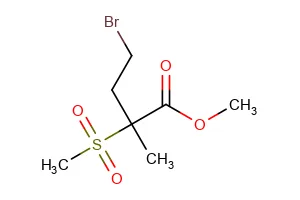 methyl 4-bromo-2-methyl-2-(methylsulfonyl)butanoate