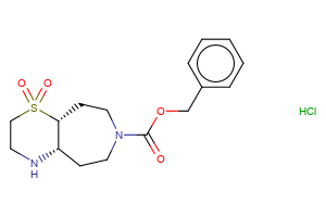 (4aS,9aR)-benzyl octahydro-[1,4]thiazino[2,3-d]azepine-7(8H)-carboxylate 1,1-dioxide hydrochloride