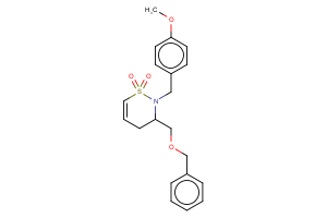 3-((benzyloxy)methyl)-2-(4-methoxybenzyl)-3,4-dihydro-2H-1,2-thiazine1,1-dioxide