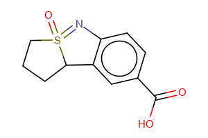 1,2,3,9b-tetrahydrobenzo[c]thieno[2,1-e]isothiazole-8-carboxylic acid 4-oxide