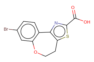 8-bromo-4,5-dihydrobenzo[2,3]oxepino[4,5-d]thiazole-2-carboxylic acid
