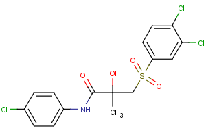 N-(4-chlorophenyl)-3-[(3,4-dichlorophenyl)sulfonyl]-2-hydroxy-2-methylpropanamide