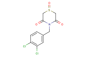 4-(3,4-dichlorobenzyl)-1lambda~4~,4-thiazinane-1,3,5-trione