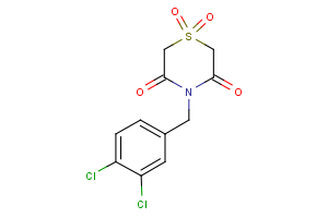 4-(3,4-dichlorobenzyl)-1lambda~6~,4-thiazinane-1,1,3,5-tetraone