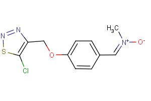 ({4-[(5-chloro-1,2,3-thiadiazol-4-yl)methoxy]phenyl}methylene)(methyl)ammoniumolate