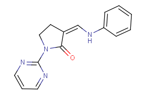 3-(anilinomethylene)-1-(2-pyrimidinyl)-2-pyrrolidinone