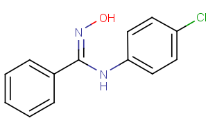 N-(4-chlorophenyl)-N’-hydroxybenzenecarboximidamide