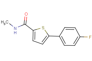 5-(4-fluorophenyl)-N-methyl-2-thiophenecarboxamide