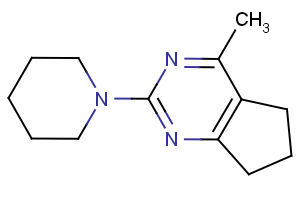 4-methyl-2-piperidino-6,7-dihydro-5H-cyclopenta[d]pyrimidine