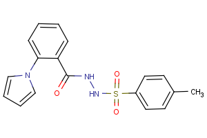 4-methyl-N’-[2-(1H-pyrrol-1-yl)benzoyl]benzenesulfonohydrazide