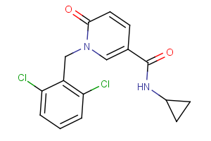 N-cyclopropyl-1-(2,6-dichlorobenzyl)-6-oxo-1,6-dihydro-3-pyridinecarboxamide